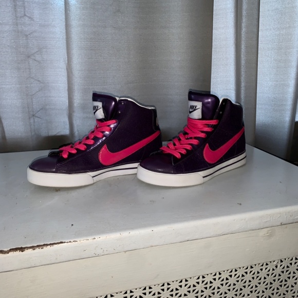 Nike BRS 2009 High Top Sneakers, Purple & Pink, Size 8.5M - Picture 3 of 9